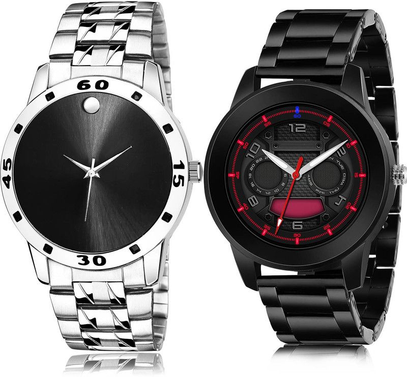 Analog Watch - For Men Treading Unique 2 Watch Combo For Boys And Men - B776-(59-S-20)