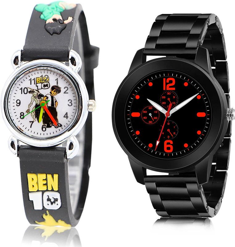 Analog Watch - For Boys Best Fashionable 2 Watch Combo For Boys And Men - BK85-(69-S-20)