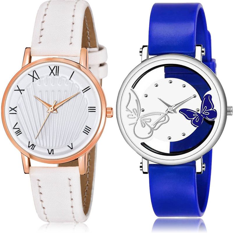 Analog Watch - For Women Contemporary Love 2 Watch Combo For Women And Girls - GW51-G555