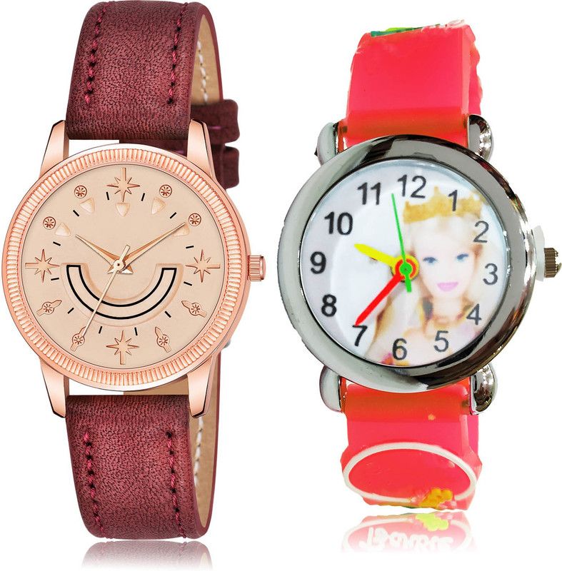Analog Watch - For Girls Modish Love 2 Watch Combo For Women And Girls - GW63-GC77