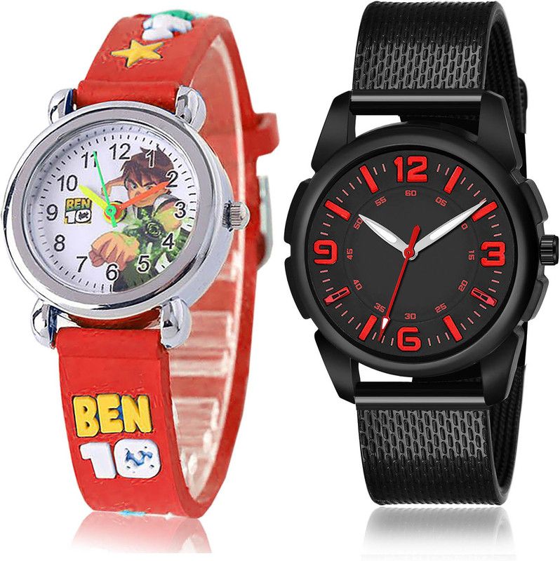 Analog Watch - For Boys Treading Present 2 Watch Combo For Boys And Men - BK122-(47-S-10)