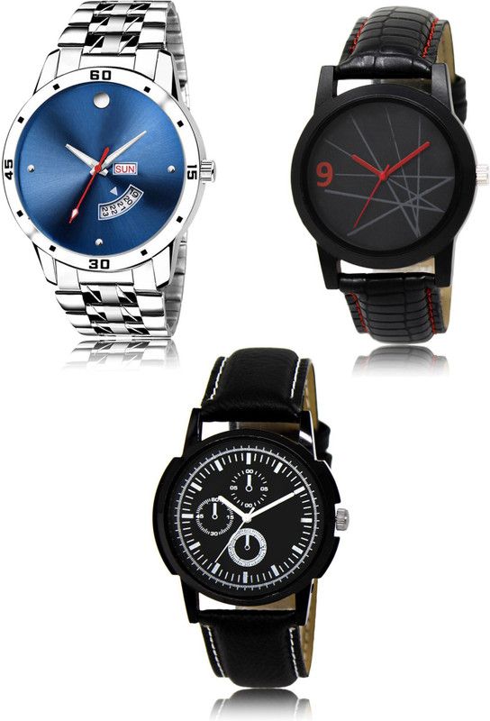New latest Designer Combo of 3 Analog Watch - For Men 105-08-13