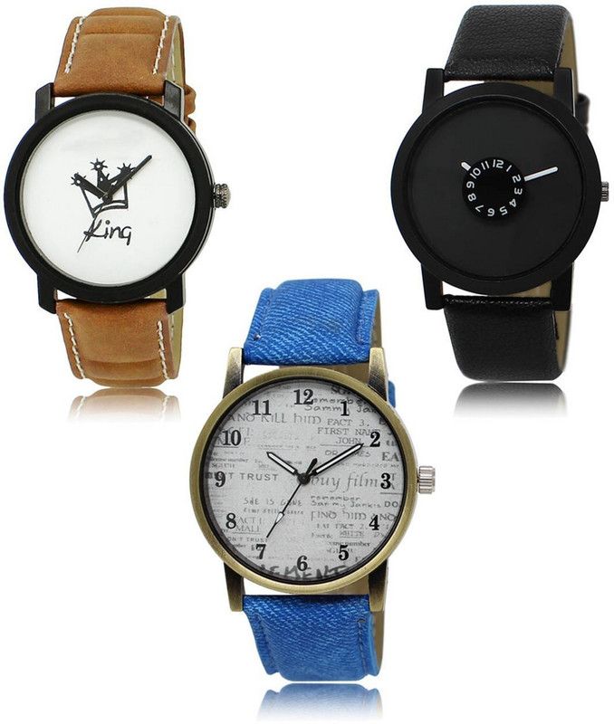 New latest Designer Combo of 3 Analog Watch - For Men LR-18-25-28