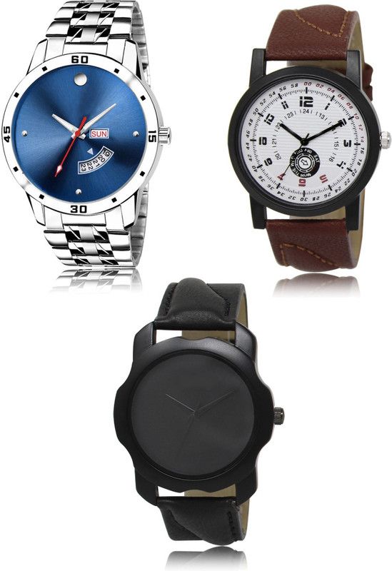 New latest Designer Combo of 3 Analog Watch - For Men 105-11-22