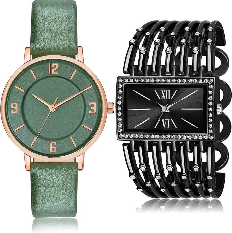 Analog Watch - For Women Classical Luxury 2 Watch Combo For Women And Girls - GM393-G582