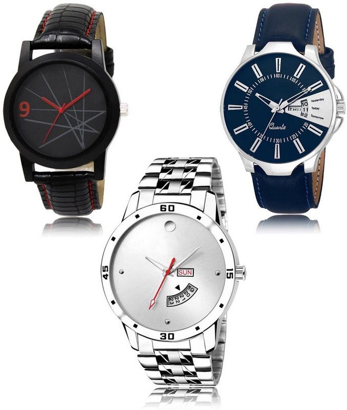 New latest Designer Combo of 3 Analog Watch - For Men LR-08-23-103