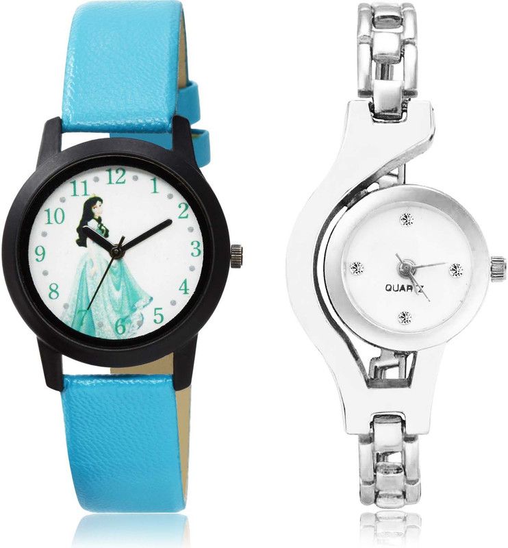 combo watch Analog Watch - For Girls New Valentine Doll Kids And Chain Combo Watch For Girls And Women - GO134-G70