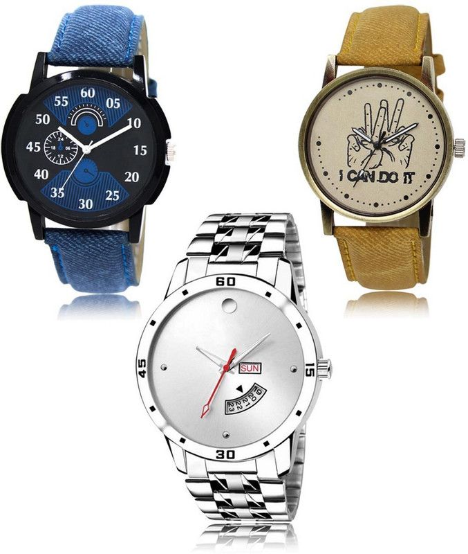 New latest Designer Combo of 3 Analog Watch - For Men LR-02-30-103