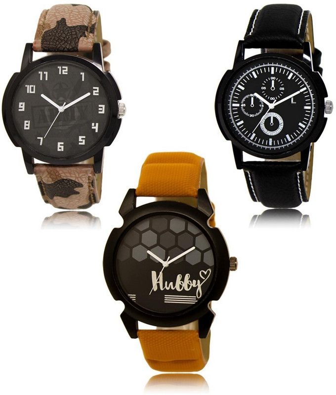 New latest Designer Combo of 3 Analog Watch - For Men LR-03-13-32