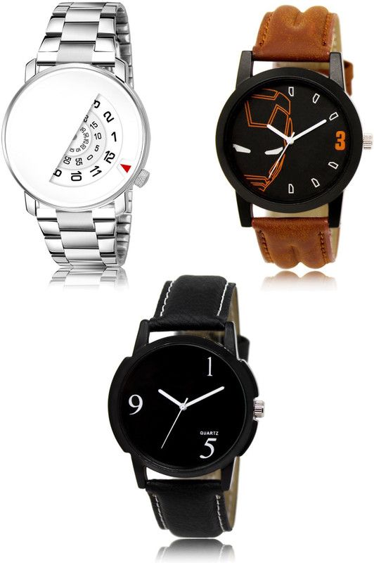 New latest Designer Combo of 3 Analog Watch - For Men LR106-LR04-LR06