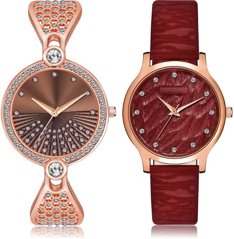 Analog Watch - For Women Modish Party Wedding 2 Watch Combo For Women And Girls - GM251-GM333