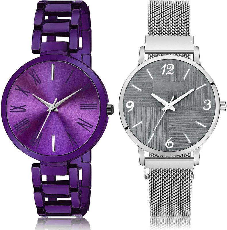 Analog Watch - For Women New Fancy 2 Watch Combo For Women And Girls - G655-GM227