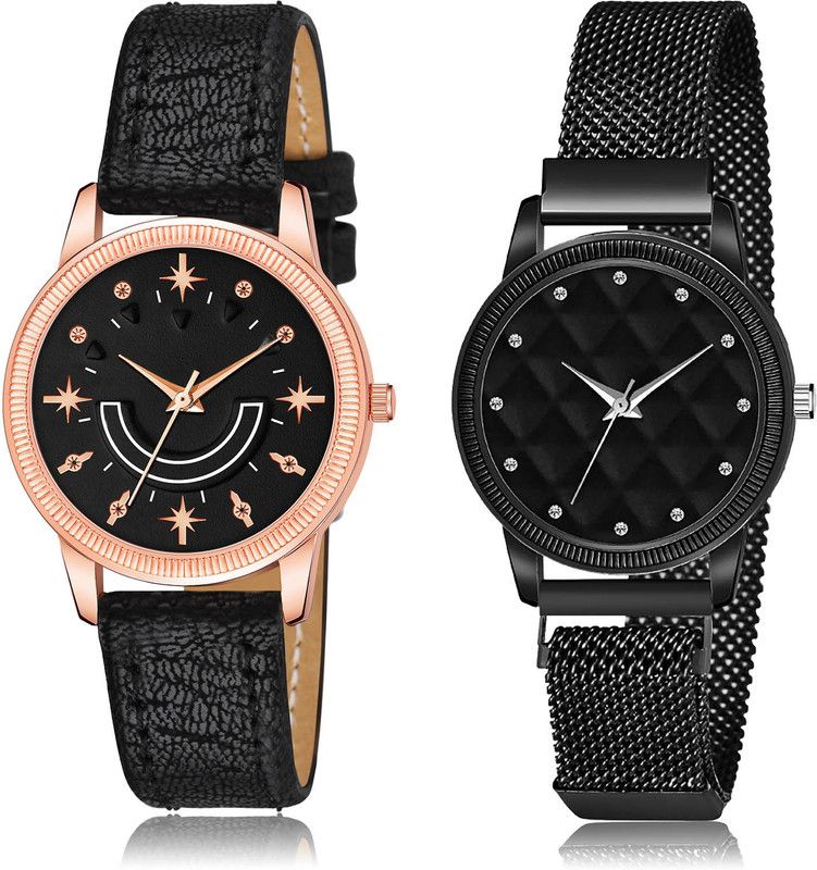 Analog Watch - For Women Best Fancy 2 Watch Combo For Women And Girls - GW66-GW12