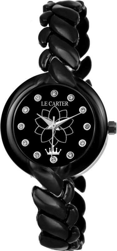 Designer & Fancy Black Bracelet Analog Watch - For Women LCW-8032