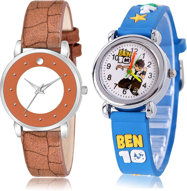 combo watch Analog Watch - For Women Contemporary Technology Ben 10 Kids 2 Watch Combo For Girls And Women - GM339-GC98