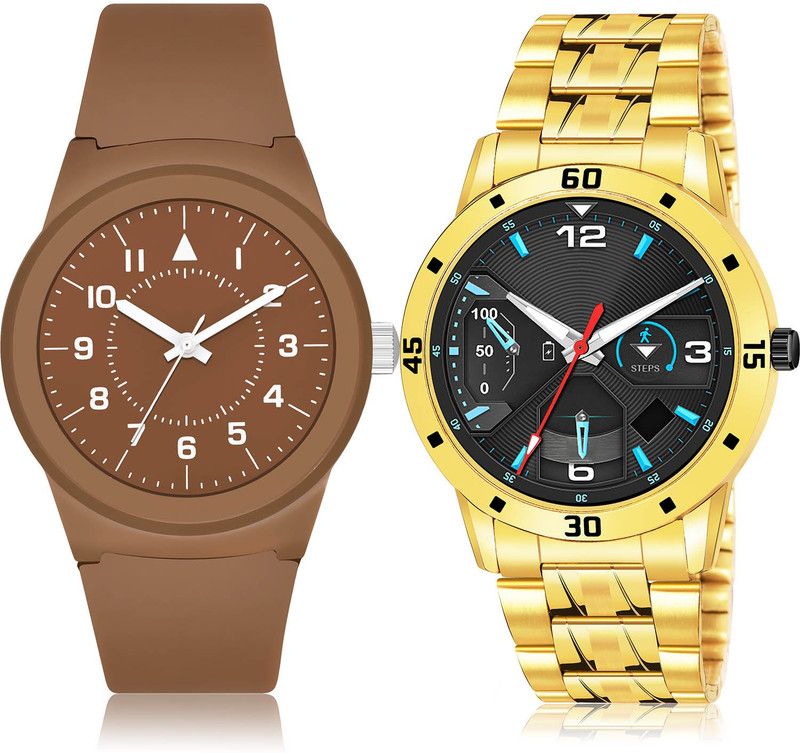Analog Watch - For Boys Wrist 2 Watch Combo For Boys And Men - BM124-(41-S-21)