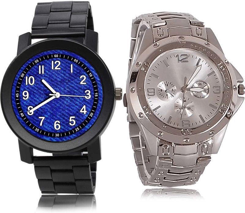 combo watch Analog Watch - For Boys Treading 3D Design Chain Watch And Chain Watch - B796-B72 (Combo Of 2 )
