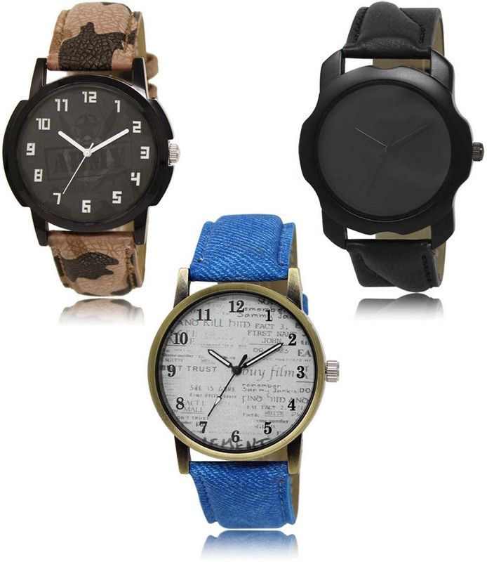 New latest Designer Combo of 3 Analog Watch - For Men LR-03-22-28