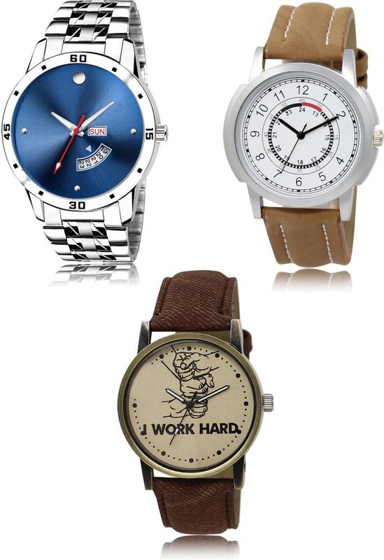 New latest Designer Combo of 3 Analog Watch - For Men 105-17-29