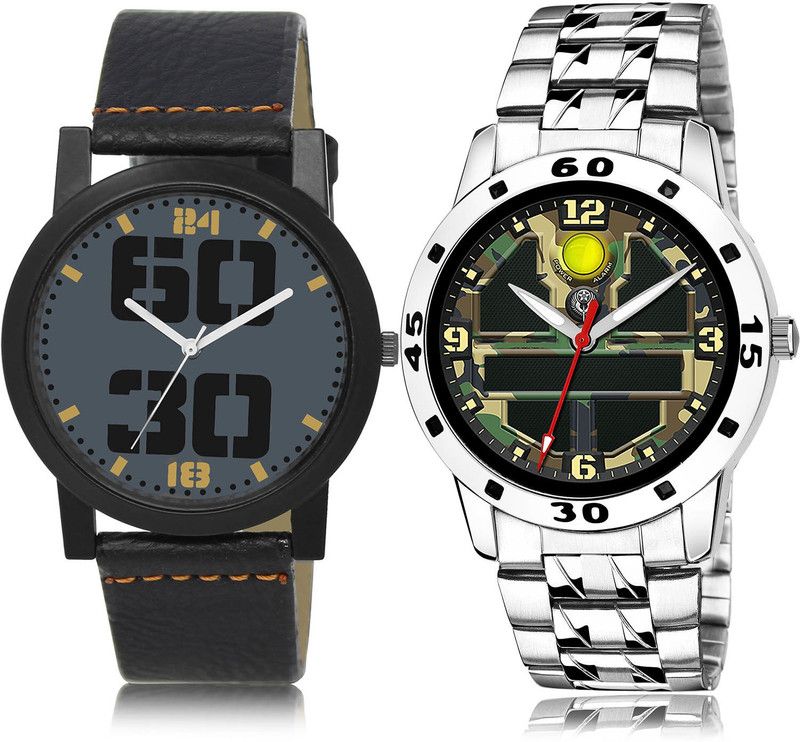 Analog Watch - For Men Best Casual 2 Watch Combo For Boys And Men - BL46.47-(34-S-19)
