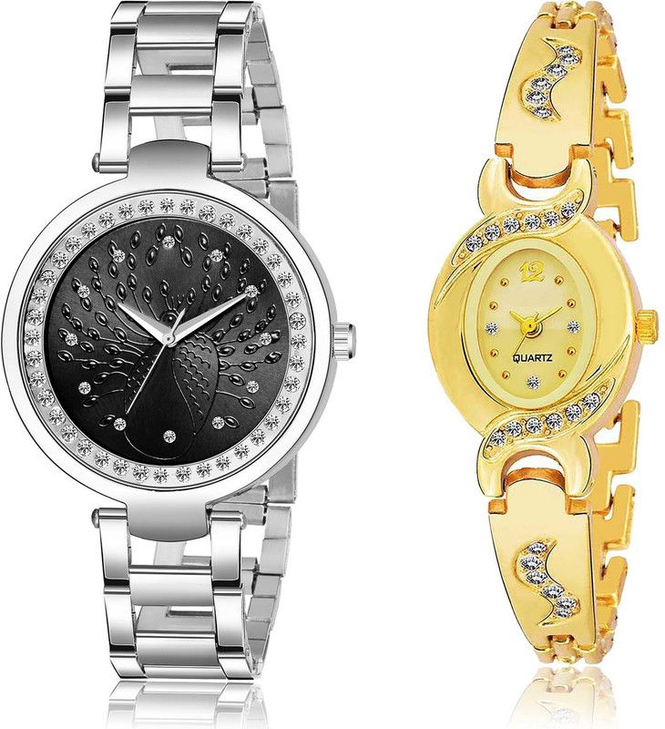 combo watch Analog Watch - For Girls Treading Technology Chain Combo Watch For Girls And Women - GM206-G442