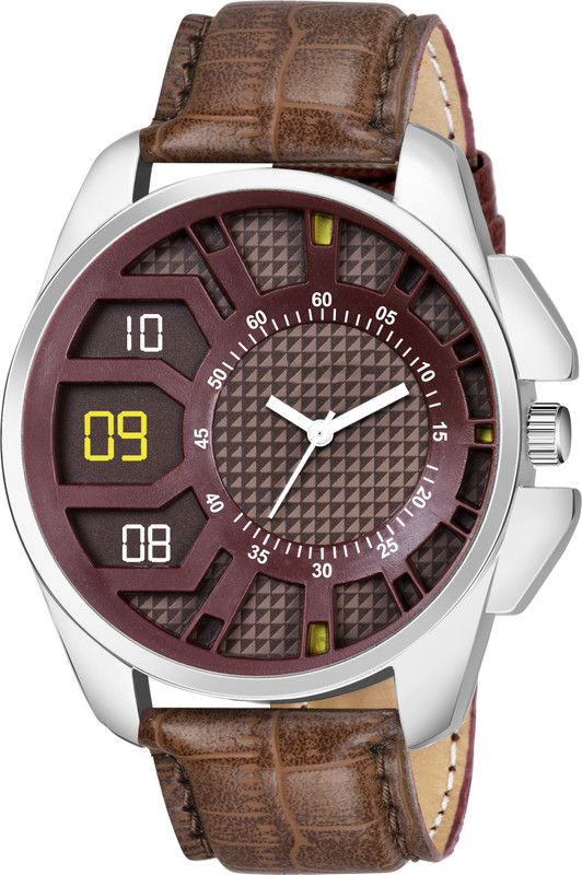 Gents Exclusive Designer (Casual+PartyWear+Formal) Designer Stylish New For Boys Analog Watch - For Boys Analog Boys Watch (Bronze Dial) Watch for Men Stylish And Attractive New Model