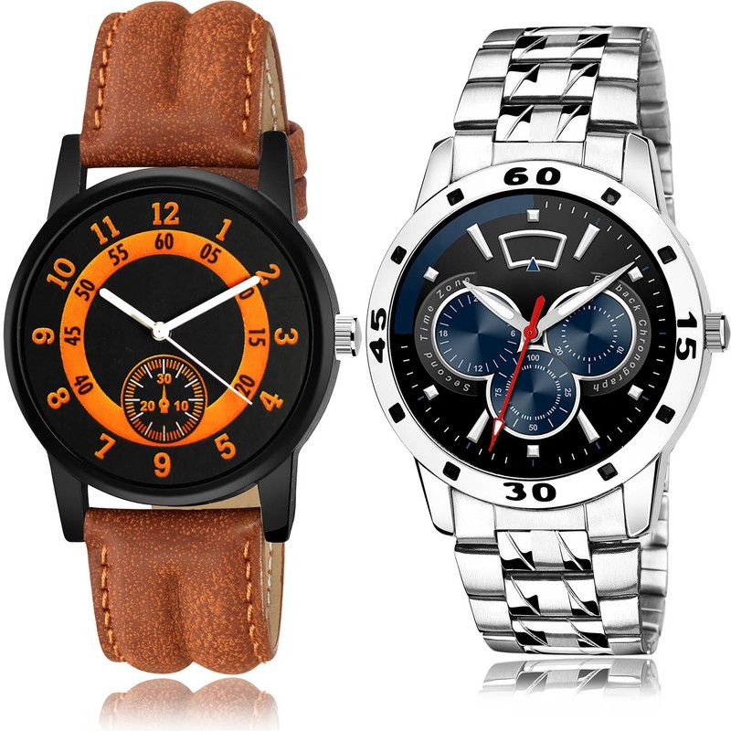 Analog Watch - For Men Latest Quartz 2 Watch Combo For Boys And Men - B14-(61-S-19)