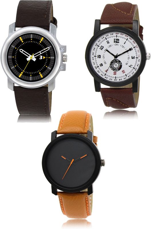 New latest Designer Combo of 3 Analog Watch - For Men 44-11-20
