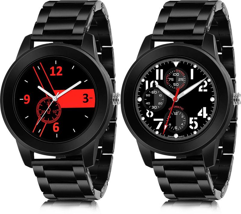 Analog Watch - For Men Classical Style 2 Watch Combo For Boys And Men - B690-(51-S-20)