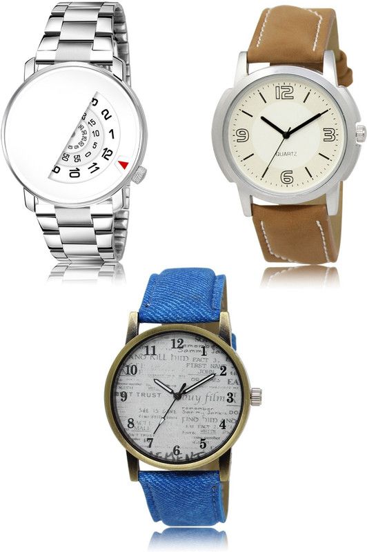 New latest Designer Combo of 3 Analog Watch - For Men 106-16-28