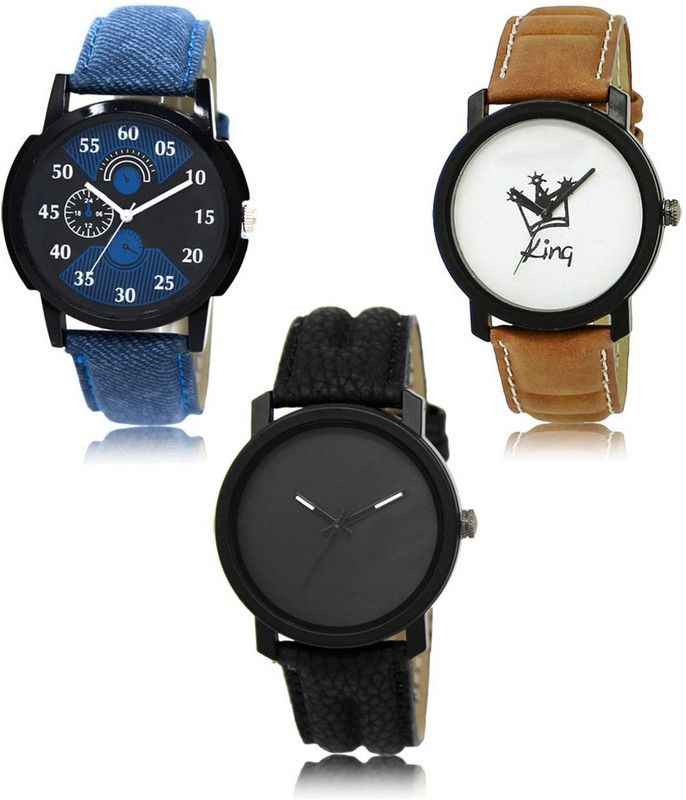 New latest Designer Combo of 3 Analog Watch - For Men LR-02-18-21