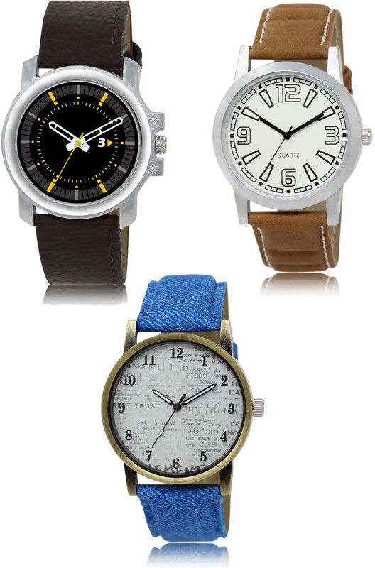 New latest Designer Combo of 3 Analog Watch - For Men 44-15-28