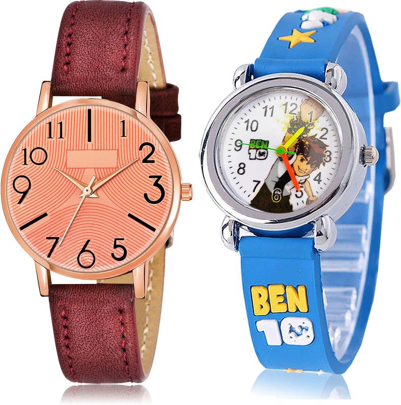Analog Watch - For Women Brand New High Quality 2 Watch Combo For Women And Girls - GW53-GC96