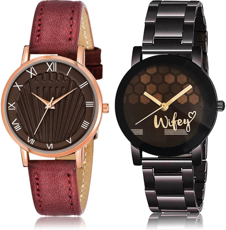 Analog Watch - For Women Latest Fancy 2 Watch Combo For Women And Girls - GW49-GCPL2