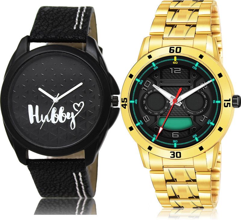 Analog Watch - For Men Brand New Present 2 Watch Combo For Boys And Men - BL46.31-(57-S-21)