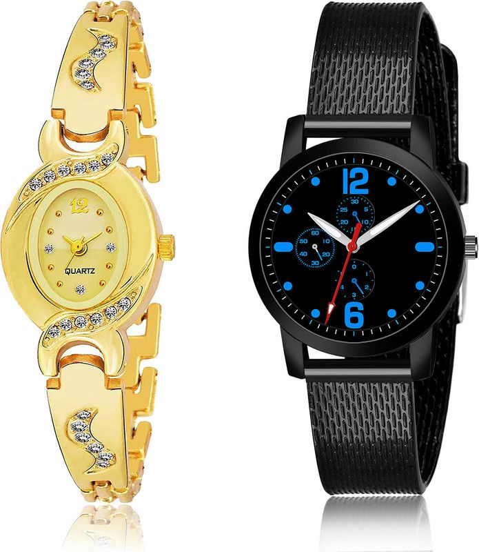 Analog Watch - For Women Classical Analogue 2 Watch Combo For Women And Girls - G442-(68-L-10)