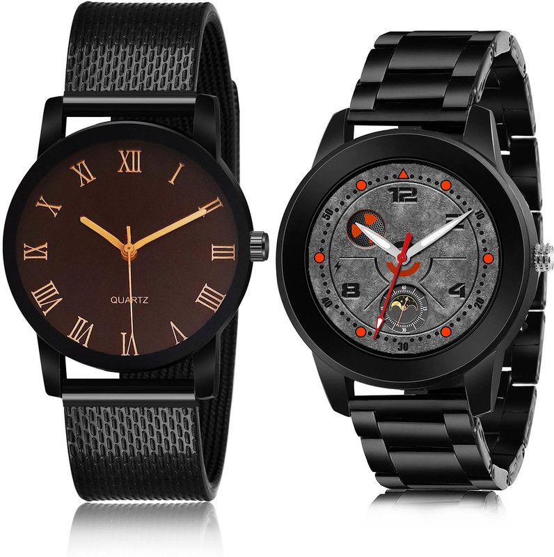 Analog Watch - For Men Contemporary Fashionable 2 Watch Combo For Boys And Men - BRM15-(13-S-20)
