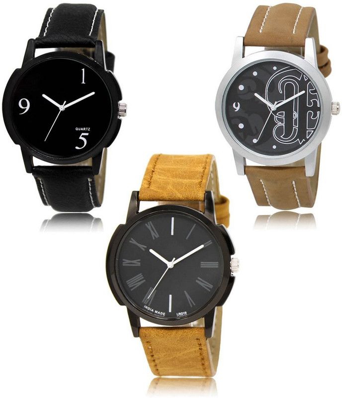 New latest Designer Combo of 3 Analog Watch - For Men LR-06-14-19