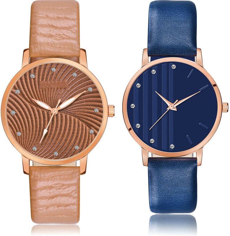 Analog Watch - For Women Modern 3D Design 2 Watch Combo For Women And Girls - GM383-GM325