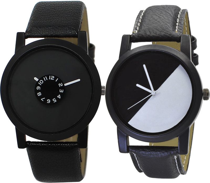 combo watch Analog Watch - For Girls Classical Gift Analogue Black Color Boys And Men Watch - BL46.25-B32 (Combo Of 2 )
