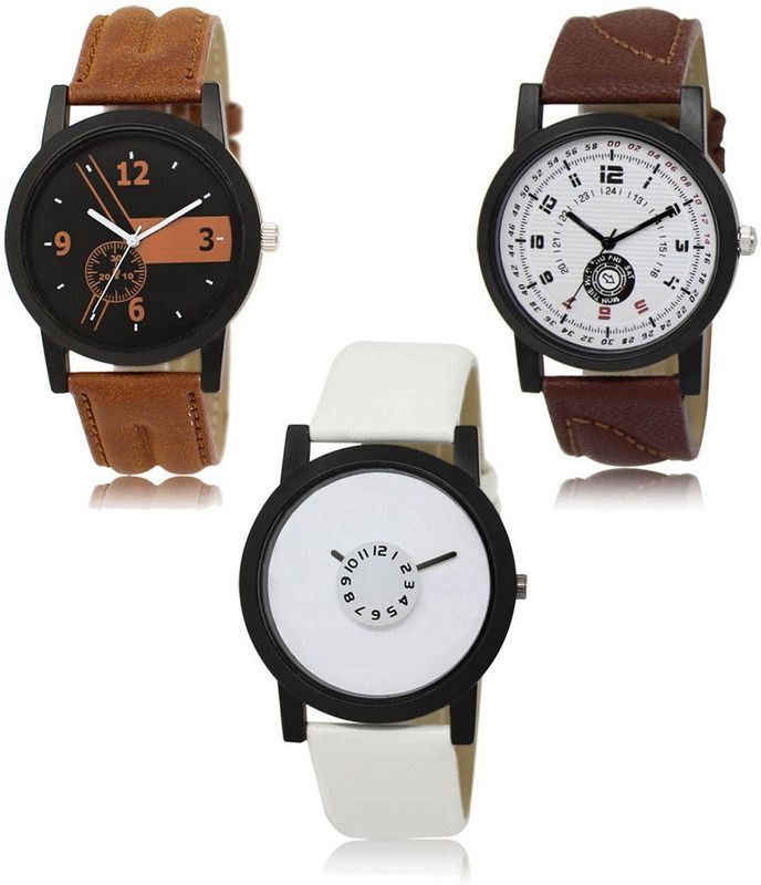 New latest Designer Combo of 3 Analog Watch - For Men LR-01-11-26