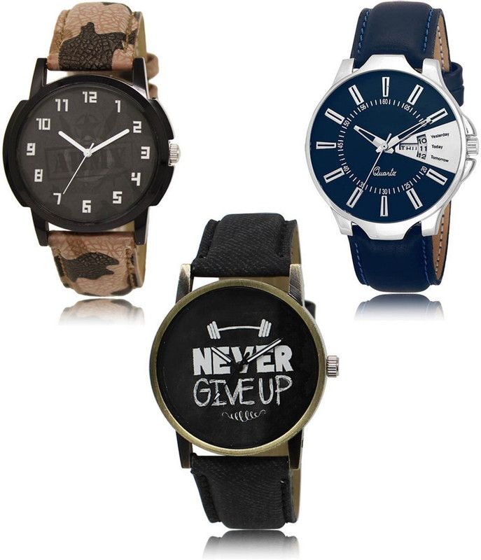New latest Designer Combo of 3 Analog Watch - For Men LR-03-23-27