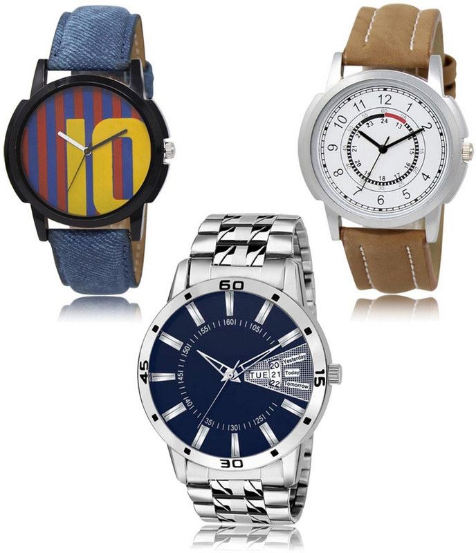 New latest Designer Combo of 3 Analog Watch - For Men LR-10-17-102