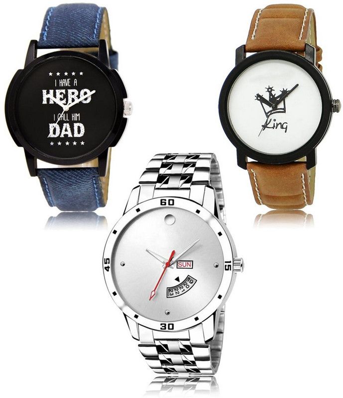 New latest Designer Combo of 3 Analog Watch - For Men LR-07-18-103