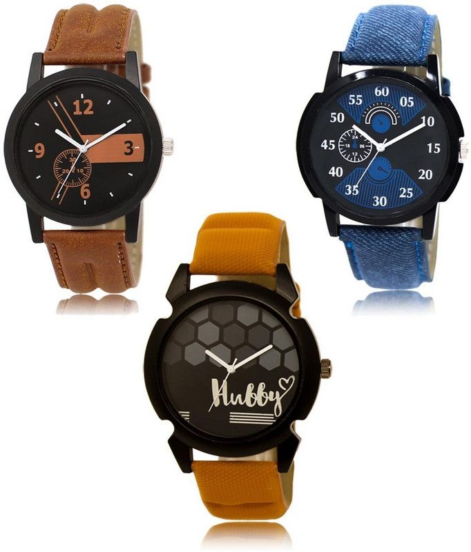 New latest Designer Combo of 3 Analog Watch - For Men LR-01-02-32