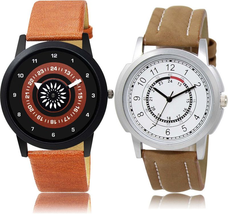 combo watch Analog Watch - For Boys Classical Technology Speedometer Brown Color Boys And Men Watch - B384-BL46.17 (Combo Of 2)