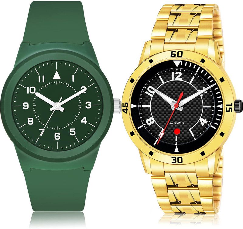 Analog Watch - For Boys Brand New Heart 2 Watch Combo For Boys And Men - BM120-(66-S-21)