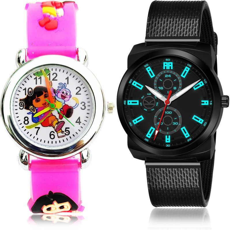 Analog Watch - For Boys Treading Casual 2 Watch Combo For Boys And Men - BK195-(63-S-10)