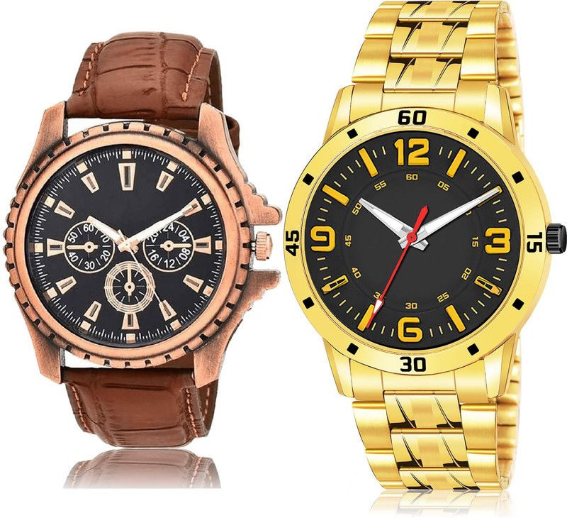 Analog Watch - For Men Best Present 2 Watch Combo For Boys And Men - B110-(48-S-21)