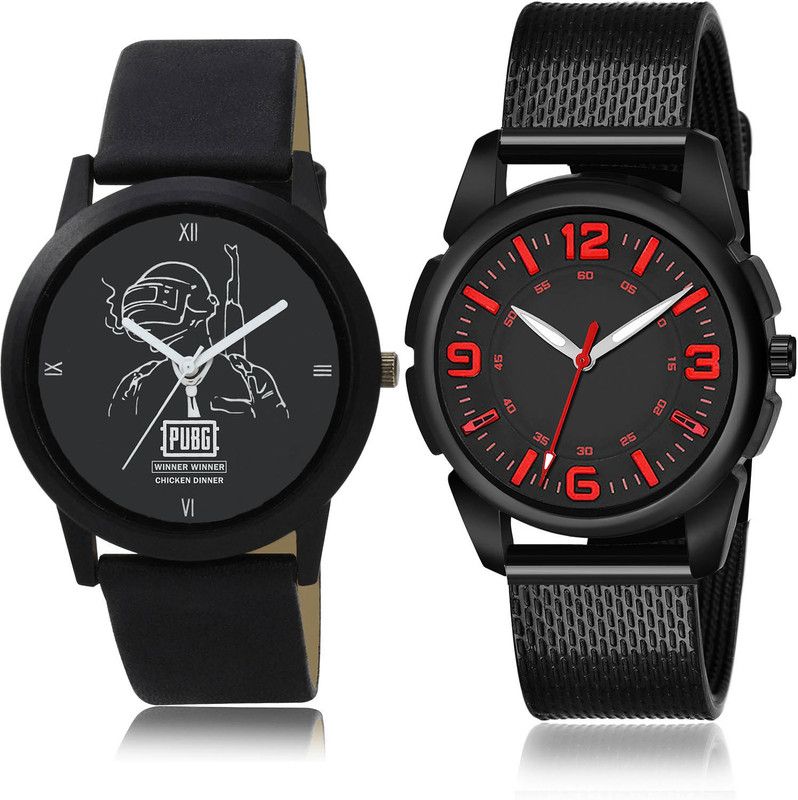 Analog Watch - For Men Modish Quartz 2 Watch Combo For Boys And Men - B164-(47-S-10)
